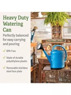 French Blue Watering Can -Comfortable Garden 06341 7