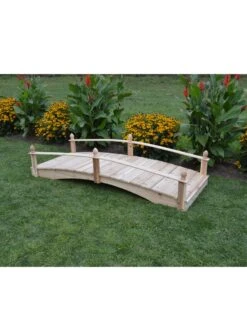 Acorn Garden Bridge Unfinished 4' X 12' -Comfortable Garden 3 4 crop 8613404 01V 2