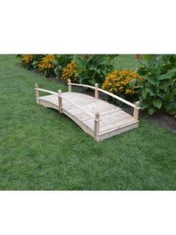 Acorn Garden Bridge Unfinished 4' X 8' -Comfortable Garden 3 4 crop 8613404 02V 3