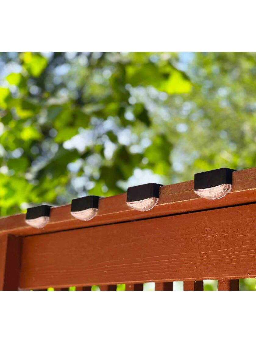 Maxsa® Solar Powered Deck Lights, Pack Of 4 5 Maxsa® Solar Powered Deck Lights, Pack Of 4 - Image 3