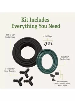 Garden Row Snip-n-Drip Soaker System -Comfortable Garden 8587042 inclusion