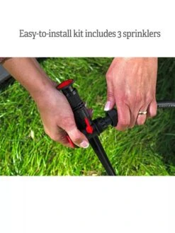 Snip-n-Spray Garden And Landscape Sprinkler System -Comfortable Garden 8589718 7167 install