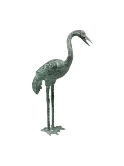 Bronze Crane Statues, Small 7 Bronze Crane Statues, Small -Comfortable Garden 8589916 001v