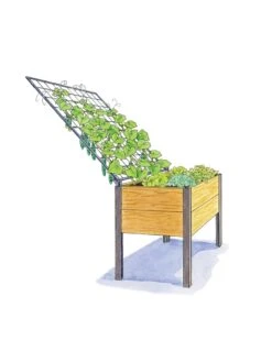 Space-Maker Pivoting Trellis, 4' -Comfortable Garden 8590247 SMTrellis 4ft tif