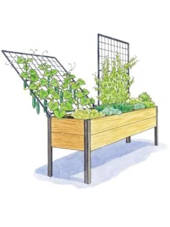 Space-Maker Pivoting Trellis, 8' 9 Space-Maker Pivoting Trellis, 8' -Comfortable Garden 8590367 SMTrellis 8ft tif