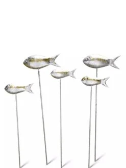Fish Out Of Water Garden Stakes, Set Of 5 -Comfortable Garden 8593672 0067 tif
