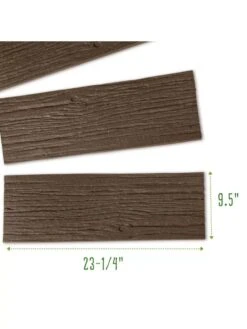 Recycled Rubber Railroad Tie Stepping Stone -Comfortable Garden 8594281 1