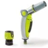 G.F. Italia 3 Jet Metal Hose Nozzle With Quick Connector Green