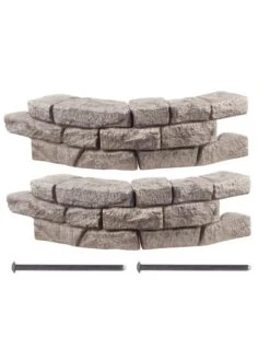 Rock Lock Interlocking Garden System, Curved Sets -Comfortable Garden 8598737 01V 3 4