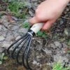 Nisaku Japanese Stainless Steel Garden Claw Rake And Cultivator -Comfortable Garden 8599186 01V tif