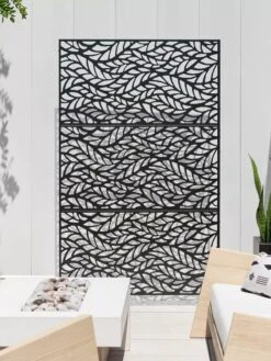 Veradek 3-Panel Privacy Screen Set, Flowleaf -Comfortable Garden 8599187 09V tif