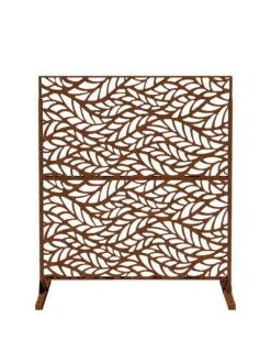 Veradek 2-Panel Privacy Screen Set, Flowleaf -Comfortable Garden 8599212 13V tif