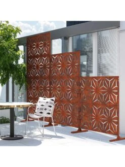 Veradek 2-Panel Privacy Screen Set, Star 17 Veradek 2-Panel Privacy Screen Set, Star -Comfortable Garden 8599214 04v