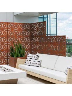 Veradek 2-Panel Privacy Screen Set, Star 21 Veradek 2-Panel Privacy Screen Set, Star -Comfortable Garden 8599214 06v