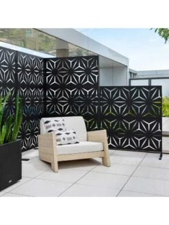 Veradek 2-Panel Privacy Screen Set, Star 18 Veradek 2-Panel Privacy Screen Set, Star -Comfortable Garden 8599214 09v