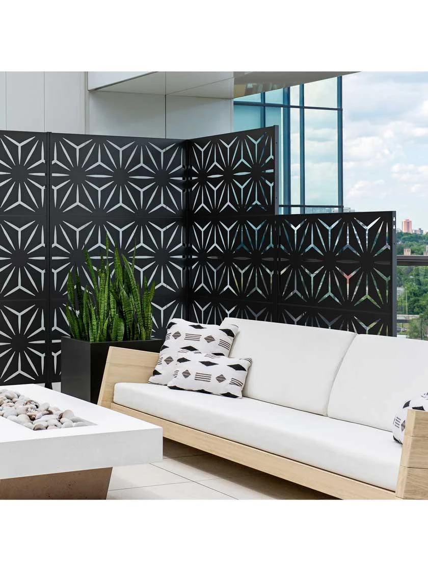Veradek 2-Panel Privacy Screen Set, Star 9 Veradek 2-Panel Privacy Screen Set, Star - Image 7