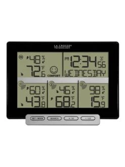 La Crosse 308-1412-3TX-INT Wireless Weather Station With 3 Sensors -Comfortable Garden 8599459 01v