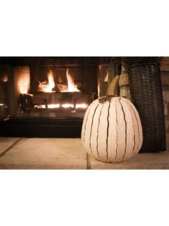 Desert Steel Pumpkin Luminary, Tall -Comfortable Garden 8599559 06v