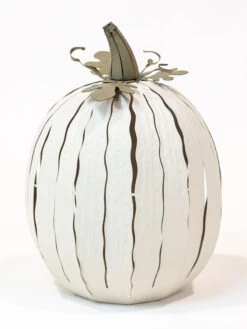 Desert Steel Pumpkin Luminary, Tall -Comfortable Garden 8599559 11v