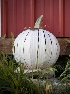 Desert Steel Pumpkin Luminary, Short -Comfortable Garden 8599560 06v desert steel pumpkin luminary short lantern