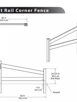 Split Rail Corner Vinyl Fence 7 Split Rail Corner Vinyl Fence -Comfortable Garden 8599774 03V tif