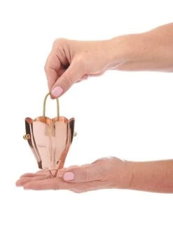 Crocus Pure Copper Rain Chain, 8.5' 7 Crocus Pure Copper Rain Chain, 8.5' -Comfortable Garden 8600207 01v