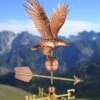 Freedom Eagle Copper Weathervane -Comfortable Garden 8600277 01v freedom eagle copper weathervane