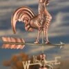 Rooster Copper Weathervane