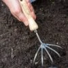 Gardener’s Lifetime 5-Tine Cultivator With Short Handle -Comfortable Garden 8600305 2991