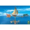 Sailboat Cottage Copper Weathervane With Roof Mount -Comfortable Garden 8600347 03v sailboat cottage copper weathervane roof mount