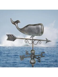 Save The Whales™ Copper Weathervane -Comfortable Garden 8600371 03v