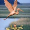 Graceful Blue Heron Copper Weathervane -Comfortable Garden 8600374 01v graceful blue heron weathervane