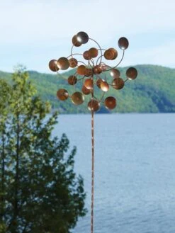 Double Disc Staked Wind Spinner, 24"