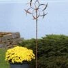Feather Staked Wind Spinner, 22" 2 Feather Staked Wind Spinner, 22" -Comfortable Garden 8600480 02V tif