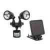 MAXSA®Solar Dual Head LED Motion Activated Light