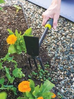Gardener's 2-in-1 Short Handle Hoe And Cultivator -Comfortable Garden 8608657 19474 tif