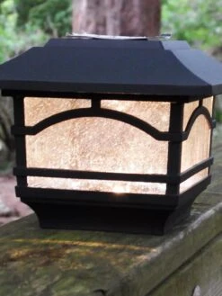 Solar Post Cap Railing Light 2-Pack 11 Solar Post Cap Railing Light 2-Pack -Comfortable Garden 8608699 02V tif