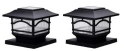 Solar Post Cap Railing Light 2-Pack 12 Solar Post Cap Railing Light 2-Pack -Comfortable Garden 8608699 03V tif