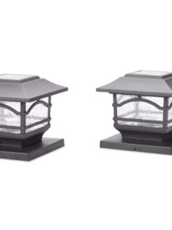 Solar Post Cap Railing Light 2-Pack 10 Solar Post Cap Railing Light 2-Pack -Comfortable Garden 8608699 05V tif