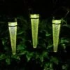 Achla Designs Solar Sparkle Cone With Stakes, Set Of 3 -Comfortable Garden 8609357YE 16V jpg