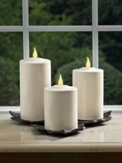 Outdoor LED Pillar Candles 16 Outdoor LED Pillar Candles -Comfortable Garden 8609405 03v outdoor led pillar candles