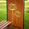 Queen Anne's Lace Corten Steel Screen -Comfortable Garden 8609526 0515 tif