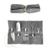 Esschert Waxed Canvas Roll Up Pouch 2 Esschert Waxed Canvas Roll Up Pouch -Comfortable Garden 8610177 01v esschert waxed canvas roll up tool pouch