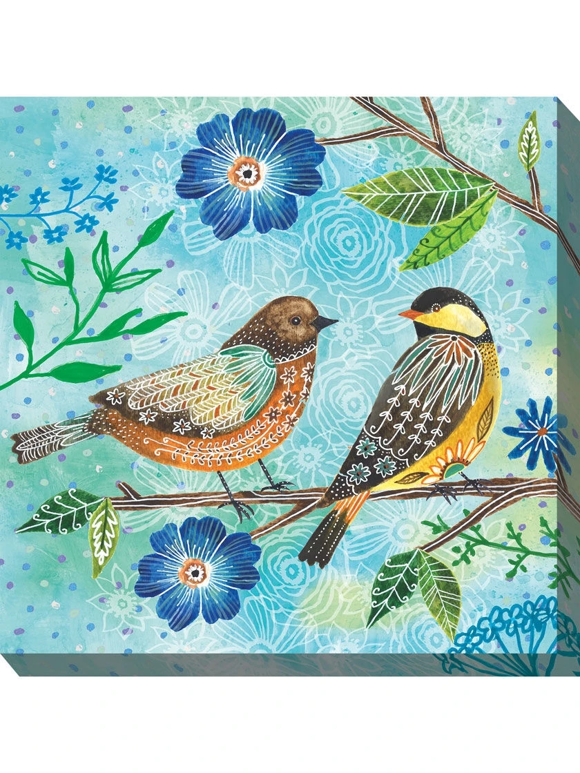 Floral Flight Outdoor Wall Art 3 Floral Flight Outdoor Wall Art