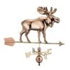Moose With Arrow Weathervane -Comfortable Garden 8610229 02v moose with arrow copper weathervane