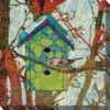 Birdie's Home Outdoor Wall Art,