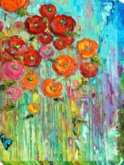 Poppies Outdoor Wall Art