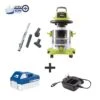Sun Joe 24V-WDV6000 24-Volt ION+ Cordless Portable Stainless Steel Wet/Dry Vacuum Kit | 5.3 Gal | W/ 4.0-Ah Battery And Charger -Comfortable Garden 8610658 01v sun joe cordless wet dry vacuum kit