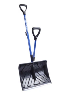 Snow Joe SJ-SHLV01 Shovelution Strain-Reducing Snow Shovel | 18-Inch | Spring Assisted Handle