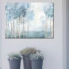 Silent Blue Outdoor Wall Art -Comfortable Garden 8610739 02v silent blue outdoor wall art